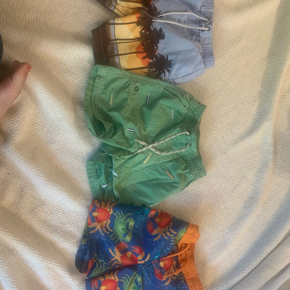 All 3 swim trunks VGUC. Size 12-18